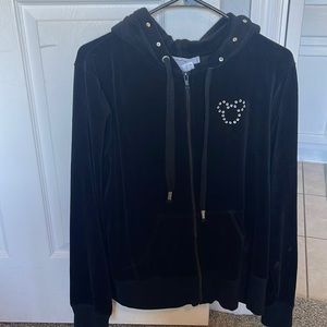 Disney parks velvet hoodie